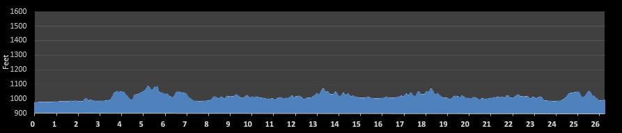 Wicked Marathon Elevation Profile