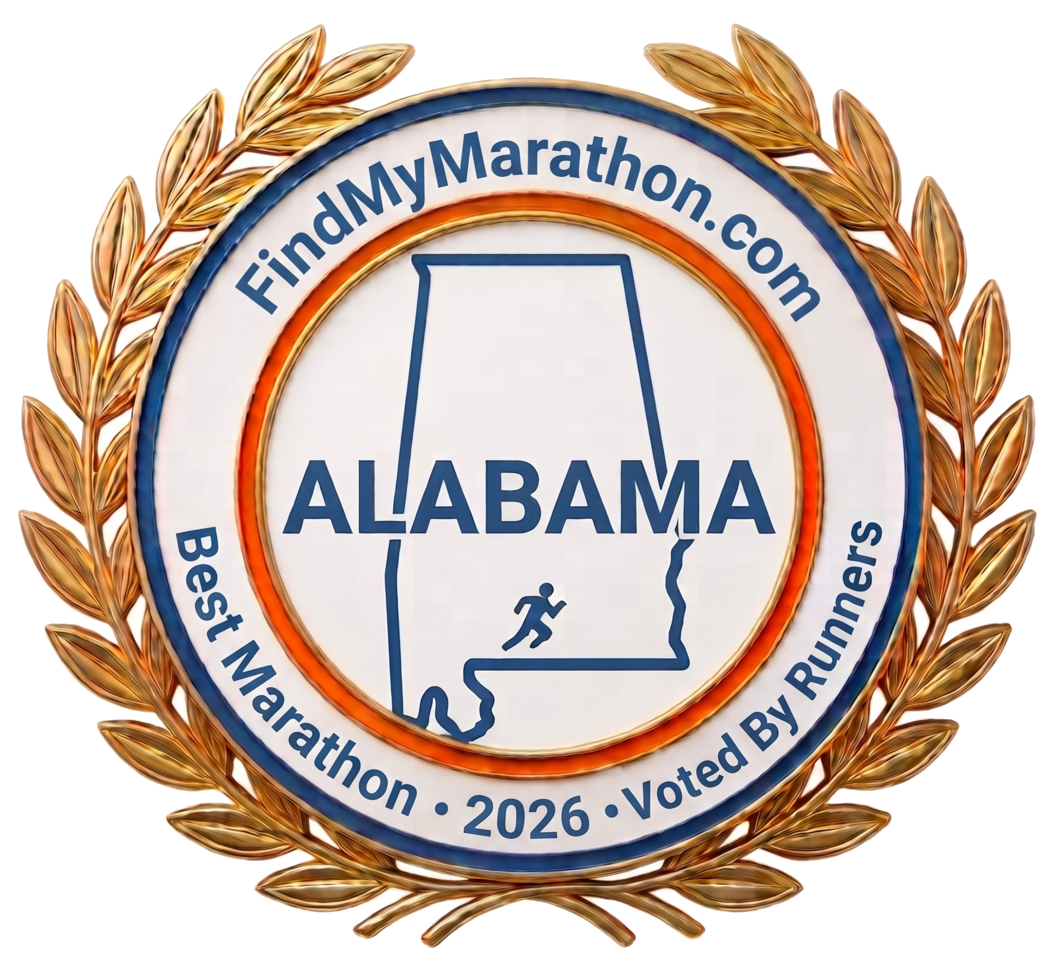 Alabama state-themed winner badge