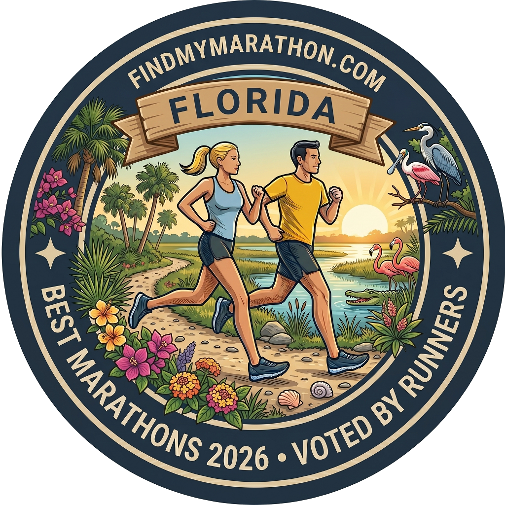 Florida state-themed winner badge