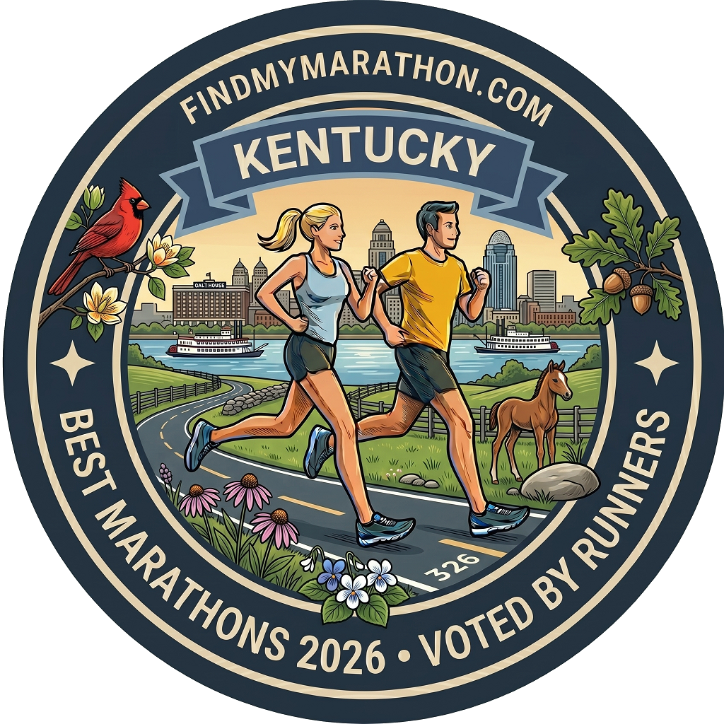 Kentucky state-themed winner badge