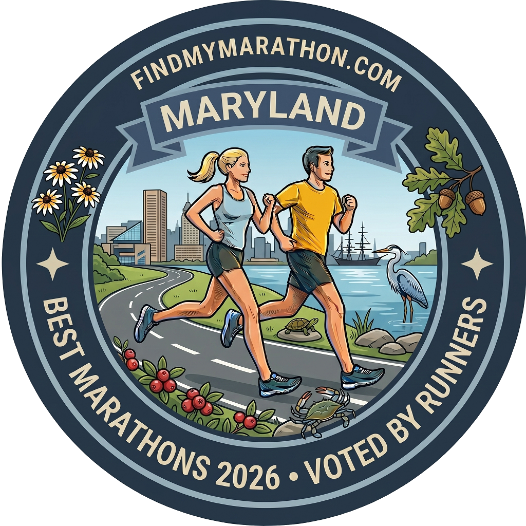 Maryland state-themed winner badge
