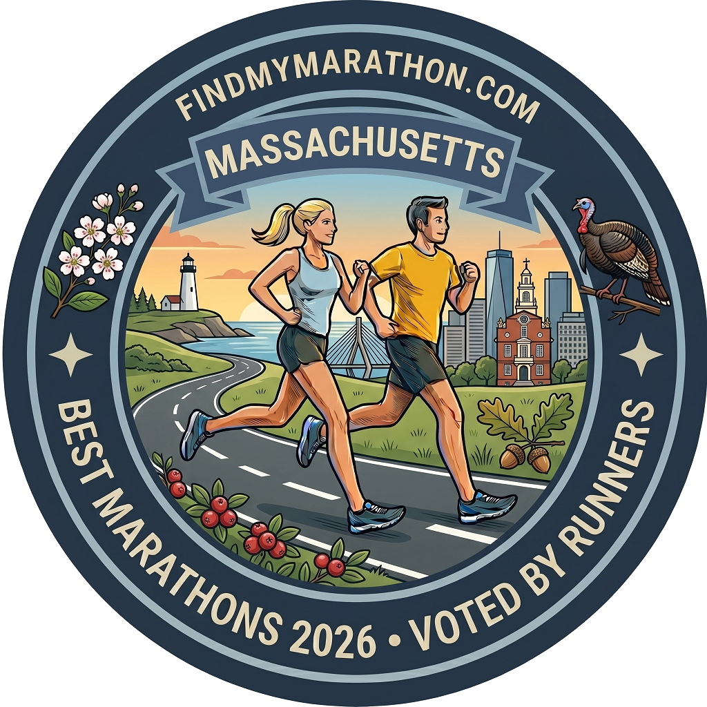 Massachusetts state-themed winner badge