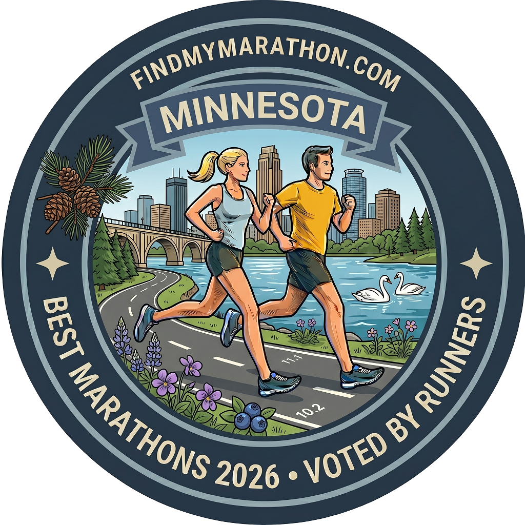 Minnesota state-themed winner badge