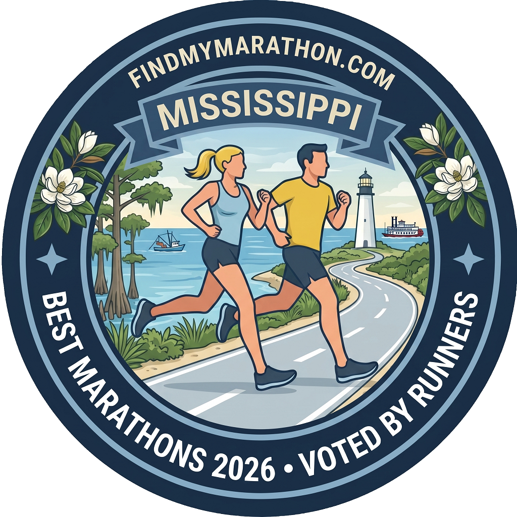 Mississippi state-themed winner badge