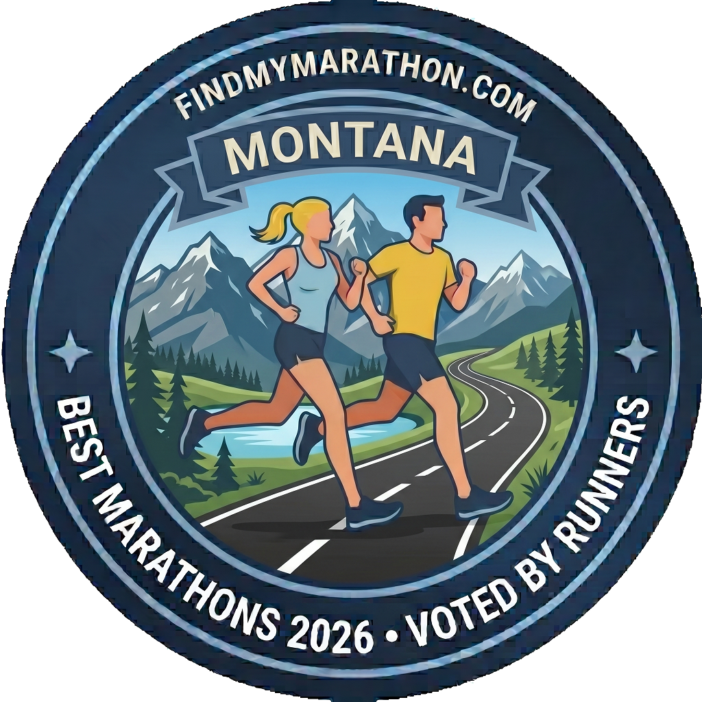 Montana state-themed winner badge