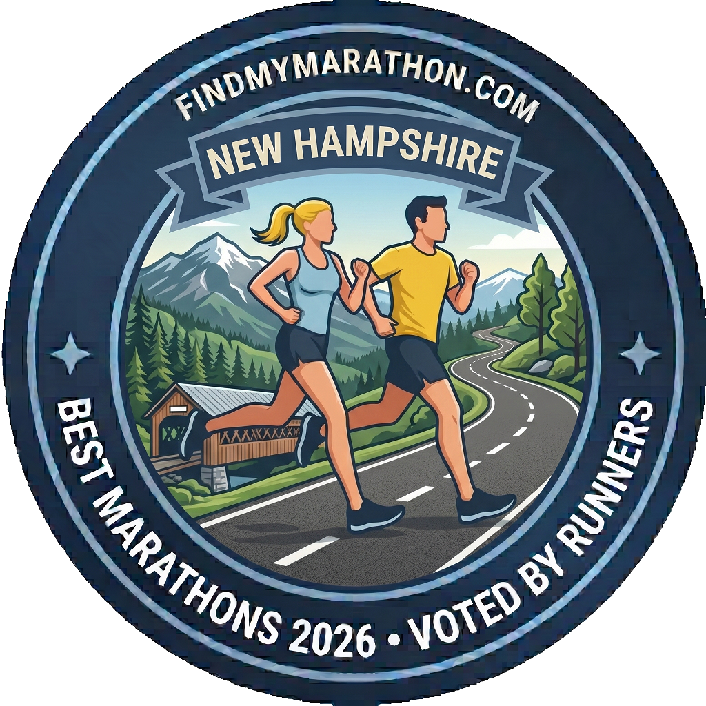 New Hampshire state-themed winner badge