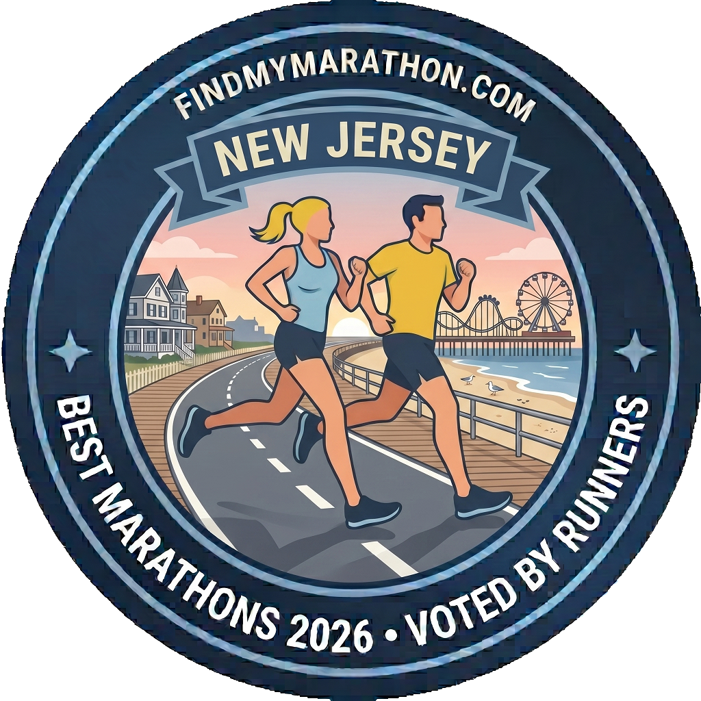 New Jersey state-themed winner badge