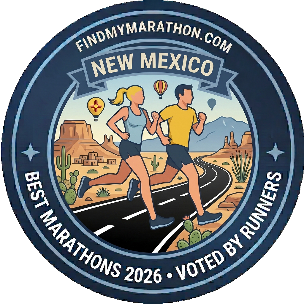 New Mexico state-themed winner badge