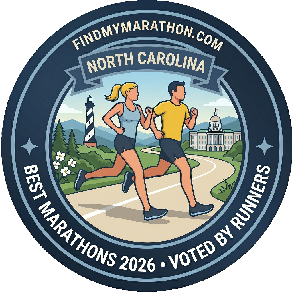 North Carolina state-themed winner badge