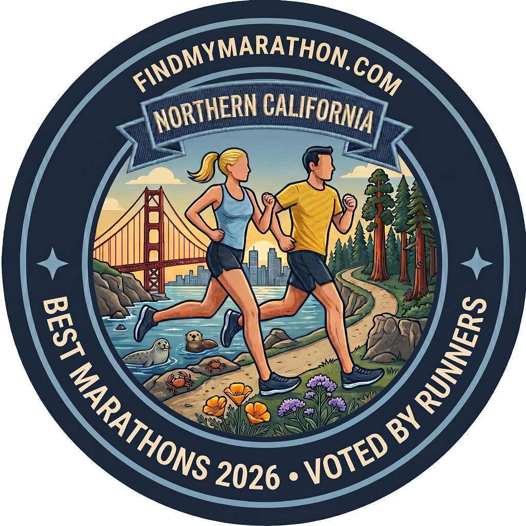 Northern California state-themed winner badge
