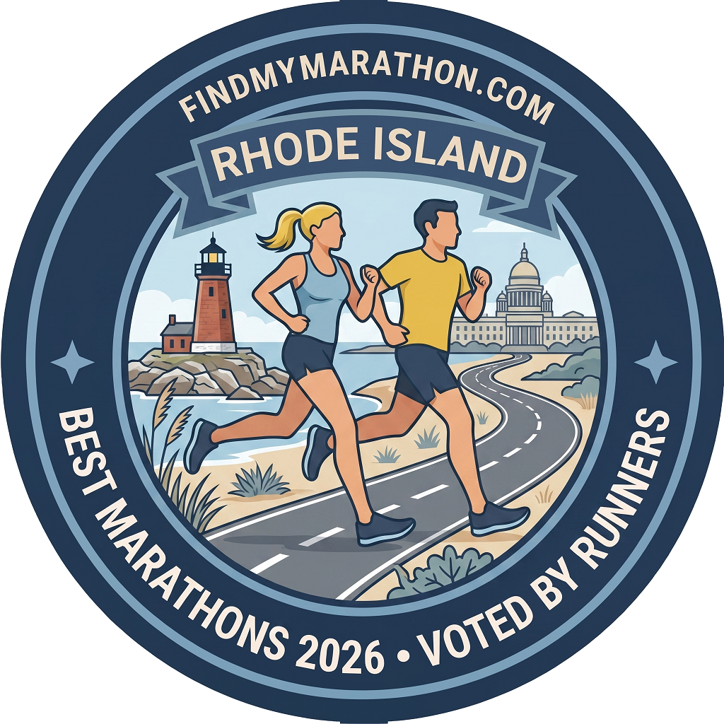 Rhode Island state-themed winner badge