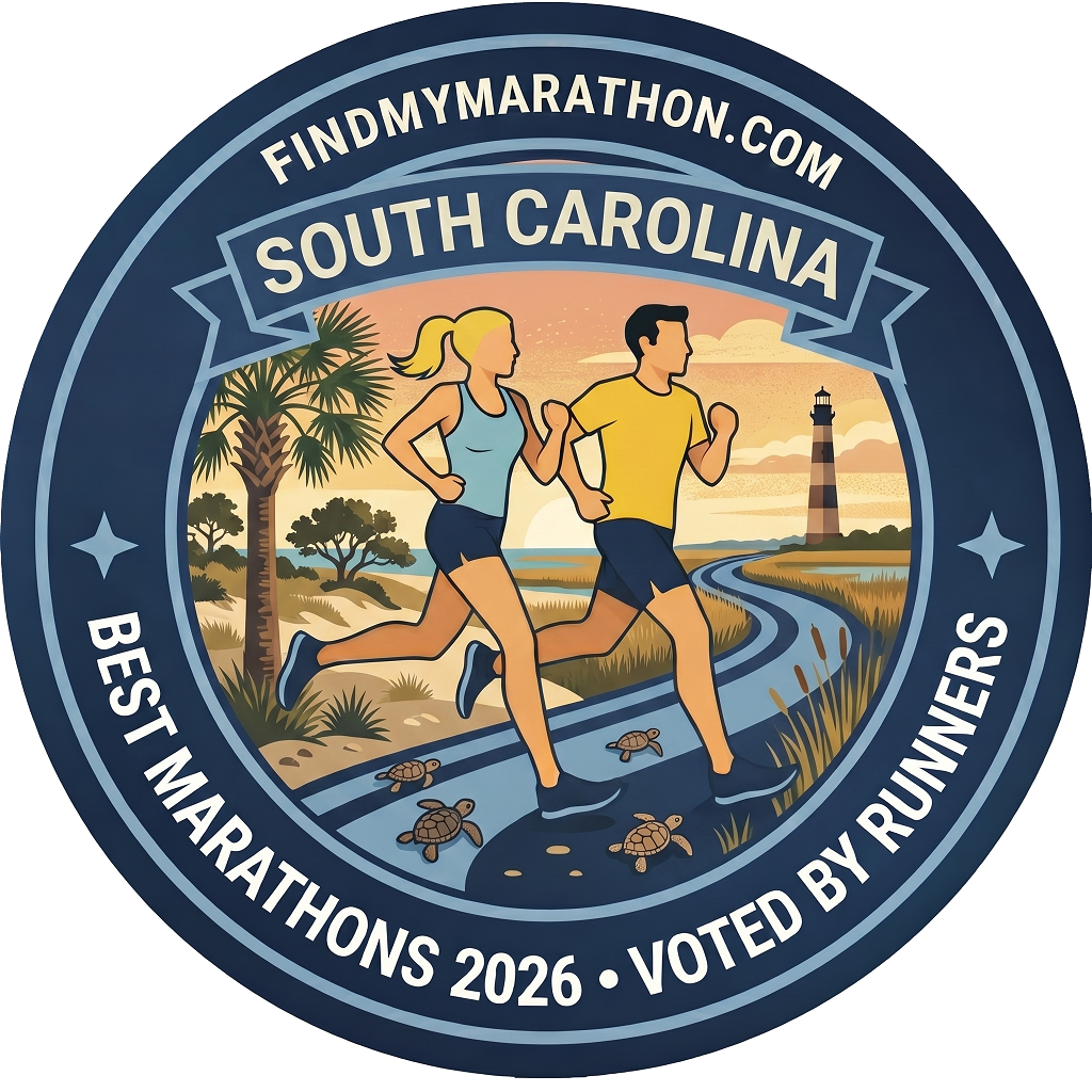 South Carolina state-themed winner badge