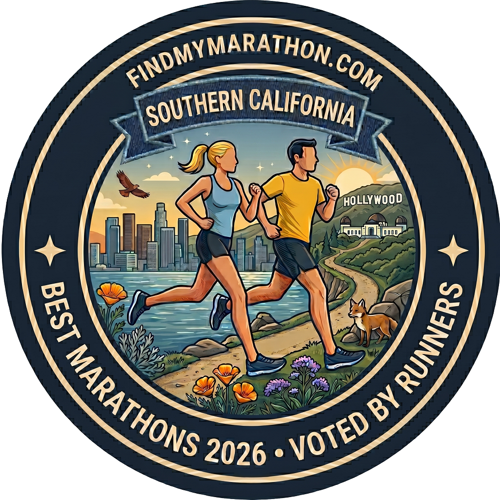 Southern California state-themed winner badge