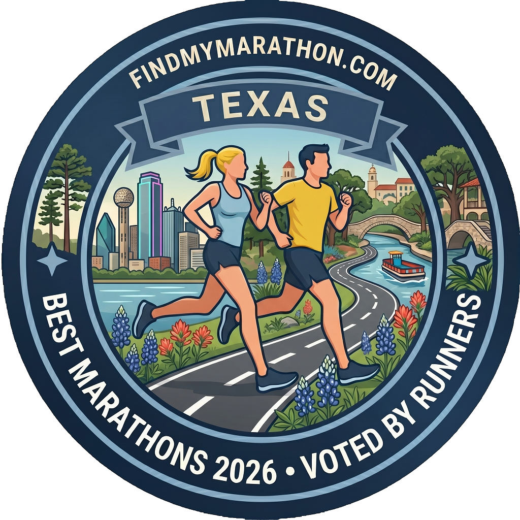 Texas state-themed winner badge
