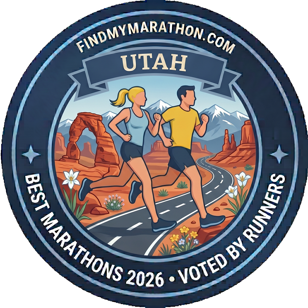 Utah state-themed winner badge