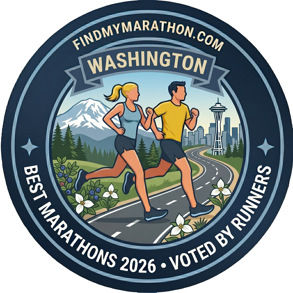 Washington state-themed winner badge