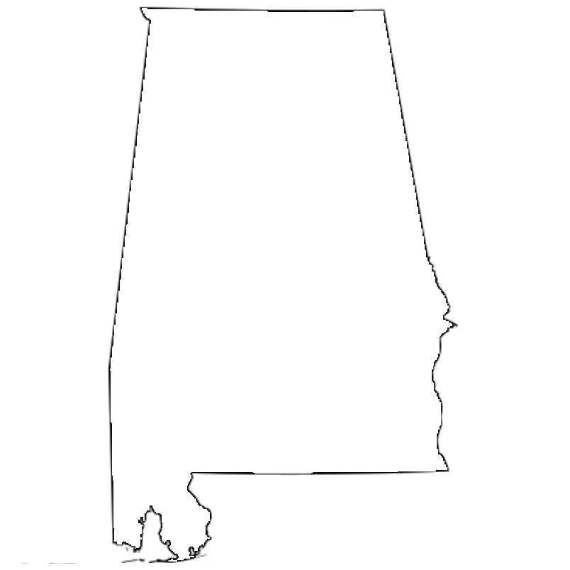 Alabama outline