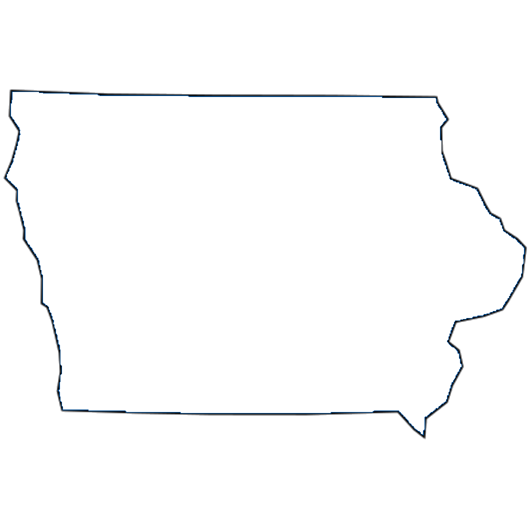 Iowa outline