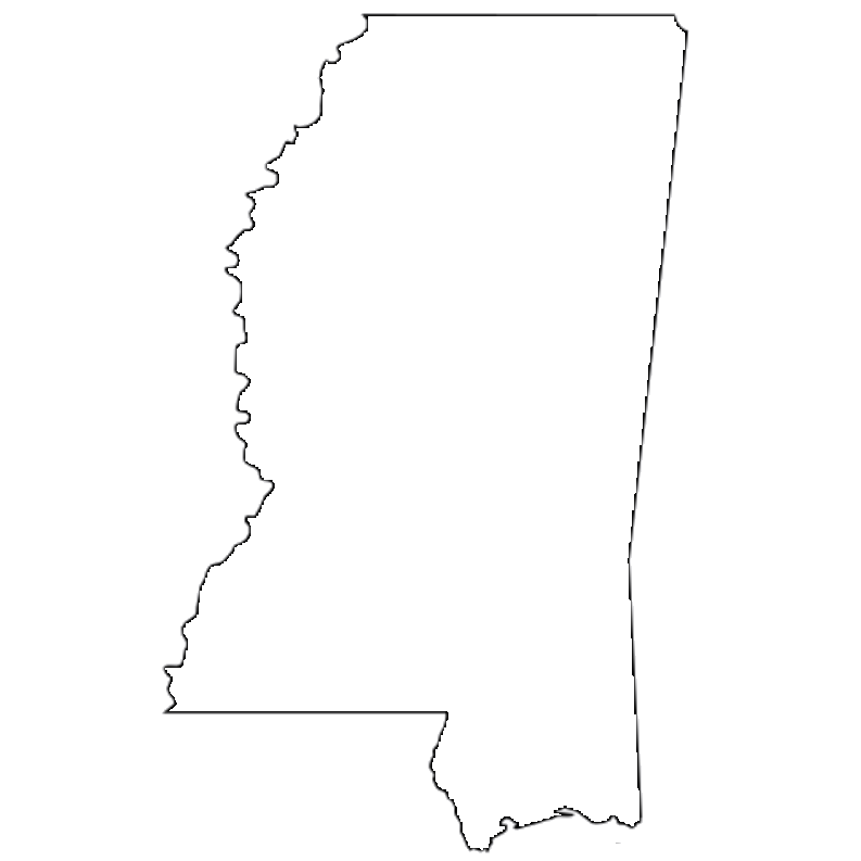 Mississippi outline
