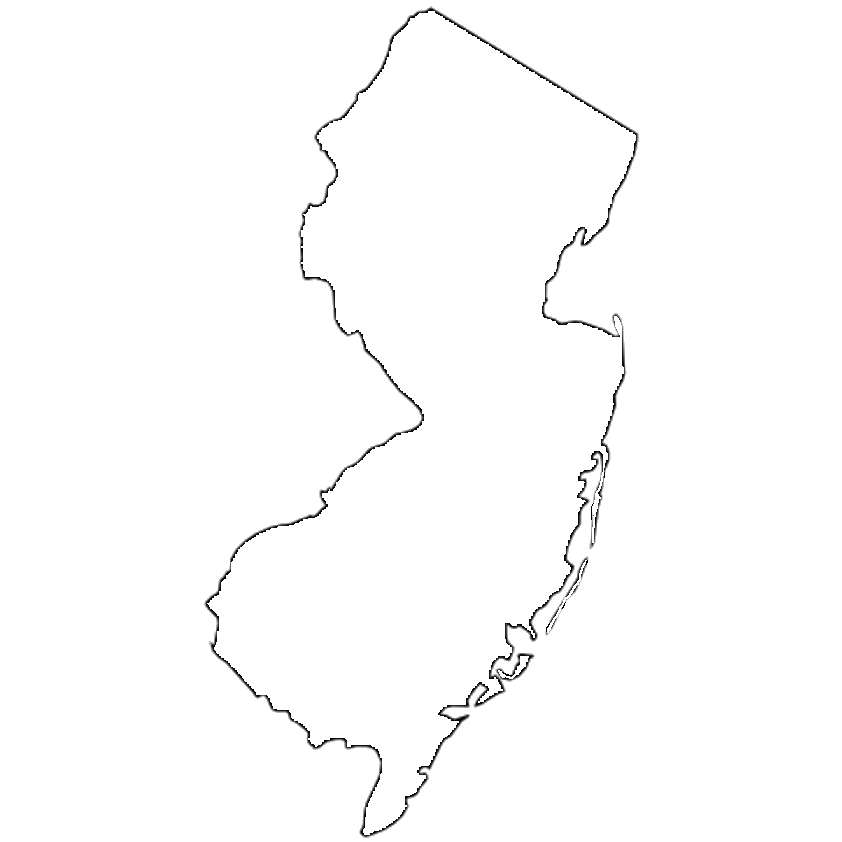New Jersey outline