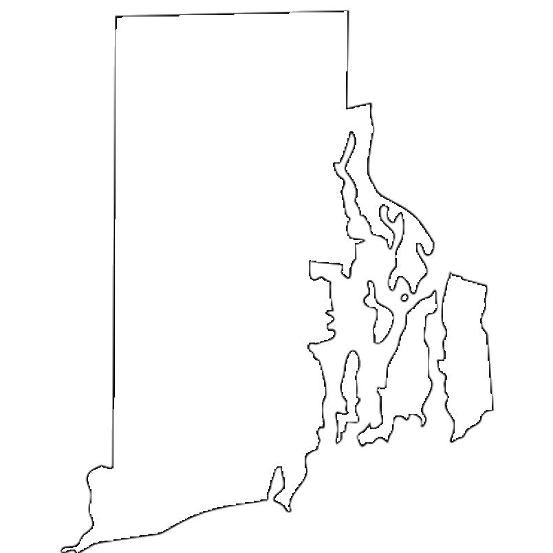 Rhode Island outline
