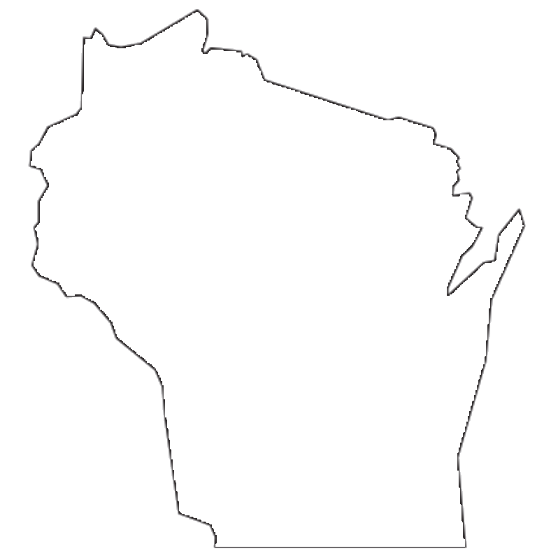 Wisconsin outline
