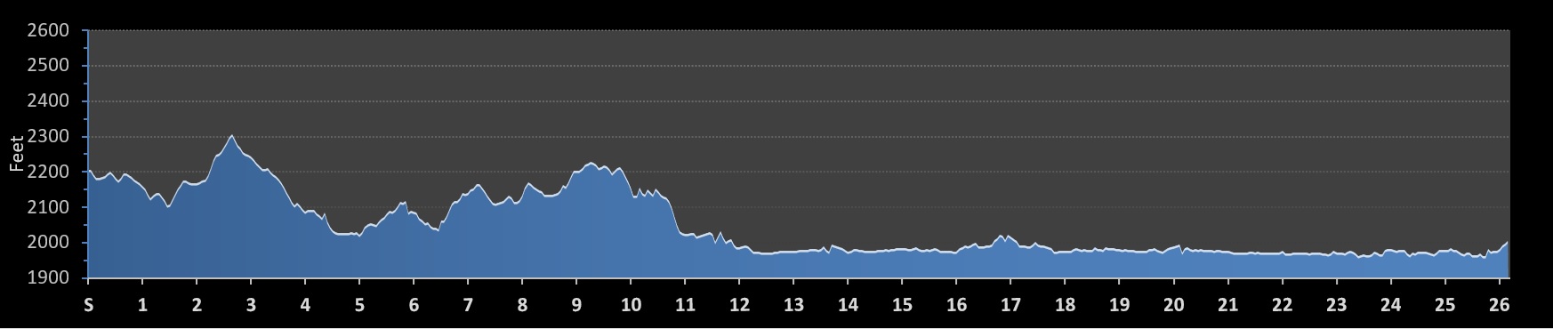 Asheville Marathon Elevation Profile