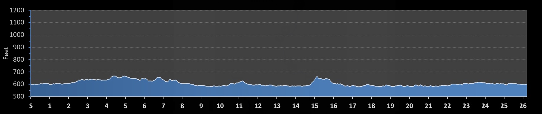Epic Marathon Elevation Profile
