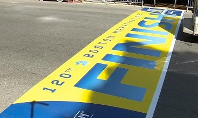 Boston Marathon Finish Line