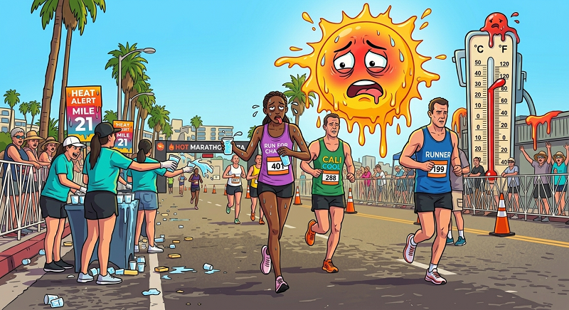 Running a Marathon in Warm Weather