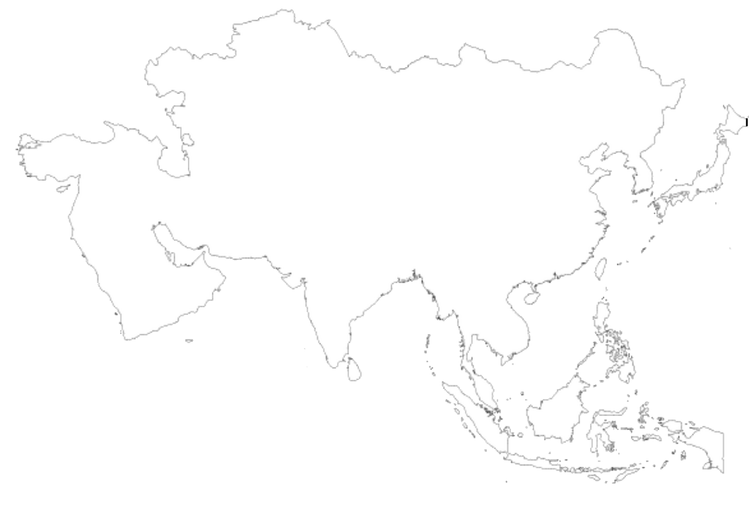Asia outline