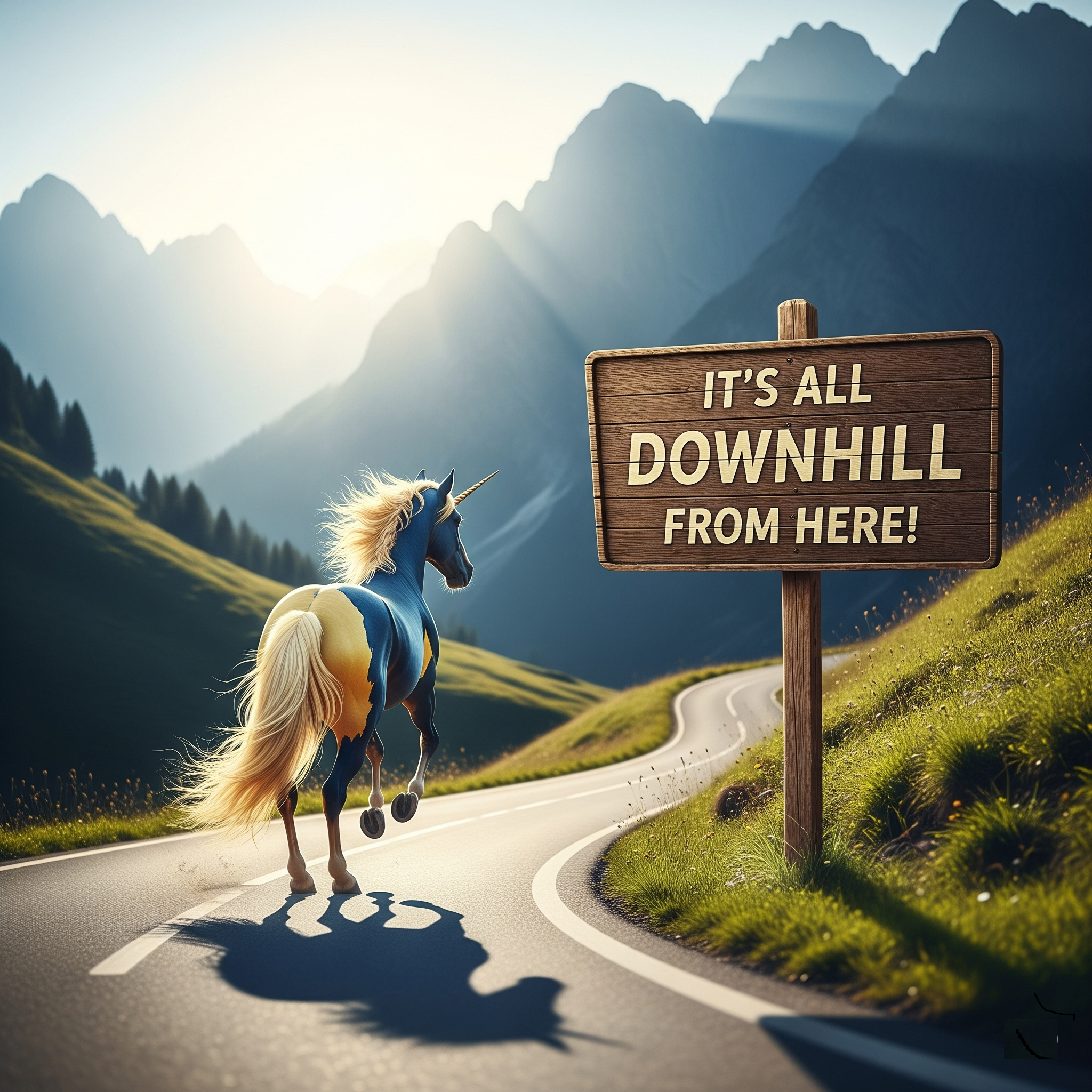 Downhill Marathons - It's All Downhill From Here